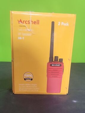 AR-7 Portable Two-Way Radio - Red (2 Pack)